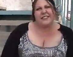 Pretty ssbbw met not susceptible the street taken home and fucked