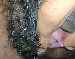 Crammer girl pissing pic in hairy pussy
