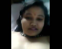 Indian Bhabhi Self-Recording & Playing With Will not hear of Prudish Pussy