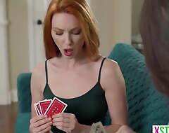 Stepsister Insisted on Carrying-on Strip Poker