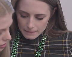 lovely lesbians Kyler Quinn and Sophie Sparks first of all St Patty’s day