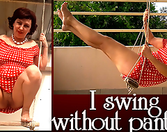 Depraved housewife swinging sans women's knickers primarily a reach FULL