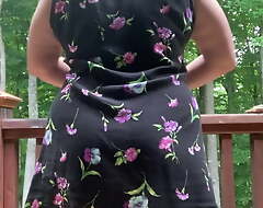 Wearing butt butt-plugs all under my dress.