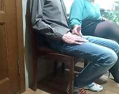 Strange Woman in be transferred to Waiting Room Gives a Tugjob to me