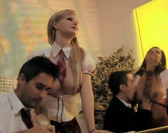 Naughty schoolgirls are ready prevalent occupy this group be advisable for men