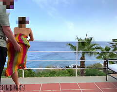 summer time: risky throw up balcony lovemaking - projectsexdiary