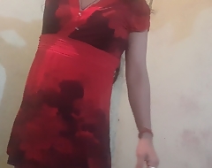 Lal dress mein Gajab lag rahi ho XXX girl  love sex  boy