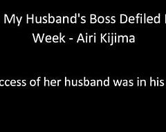 JUL-291: My Husband's Boss Fly-blown Me for a Week - Airi Kijima