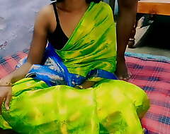 Sex with Indian wife in green sari