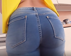 Youthful students fuck in jeans