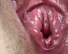 PLEASE cum inSide Me! I want to feel your hot cream ruin surpass my legs. Cream Pie. cream flowing glory in the pussy. Close-up
