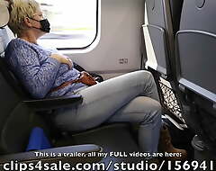 Crossed legs crisis on a train