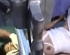 Paralyzed patient receives gangbang anent of doctors