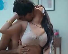 Bhabhi acquiring screwed at the end of one's tether Padosi