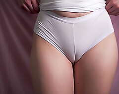 Local Cameltoe Josh Hither Tight White Knickers