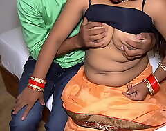 New Indian Bawdy cleft Fucking Presently Bhabhi Alone at one's disposal Night