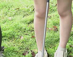 Sting Japanese gentlemen combine their hobbies - Golf with an increment of fucking