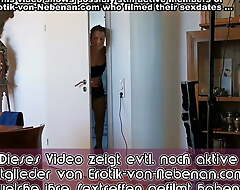 intimidated German amateur milf at her first porn casting